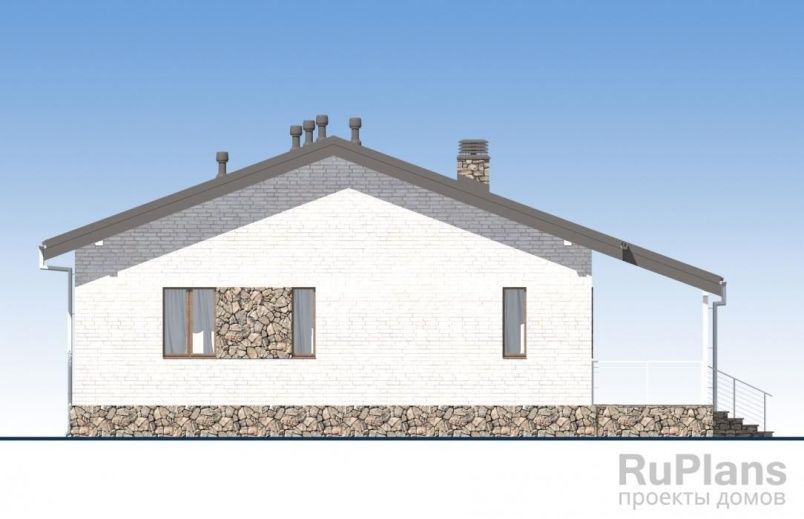 Проект блочного дома №18 на заказ