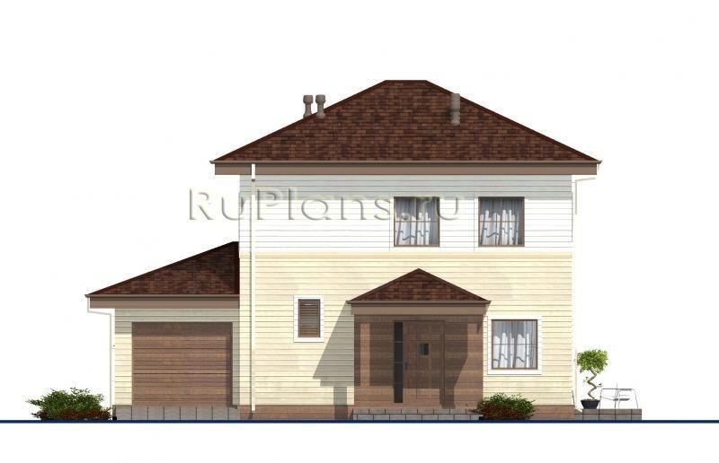 Проект каркасного дома №507 на заказ