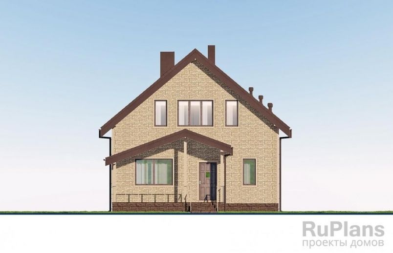 Проект каркасного дома №968 на заказ