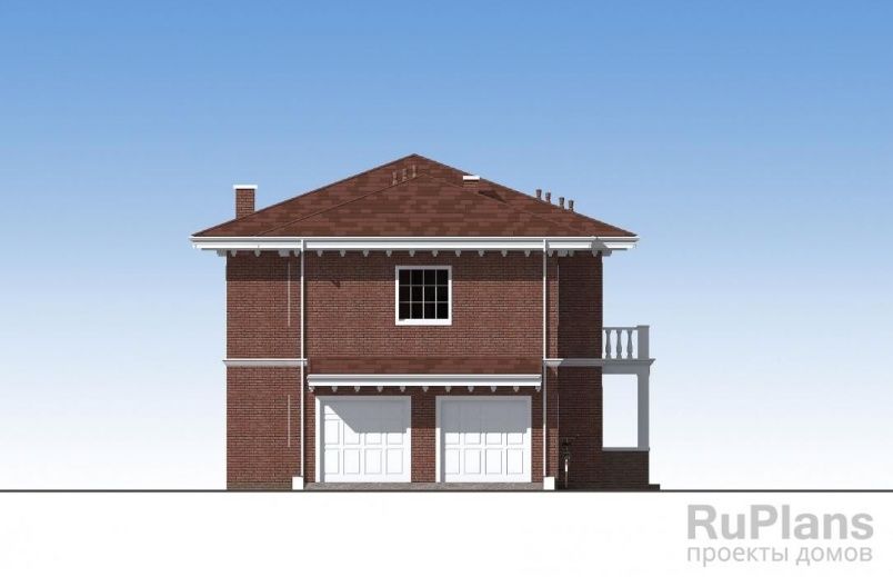 Проект кирпичного дома №519 на заказ