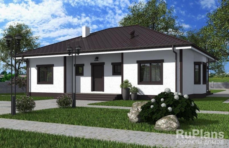 Проект блочного дома №743 на заказ