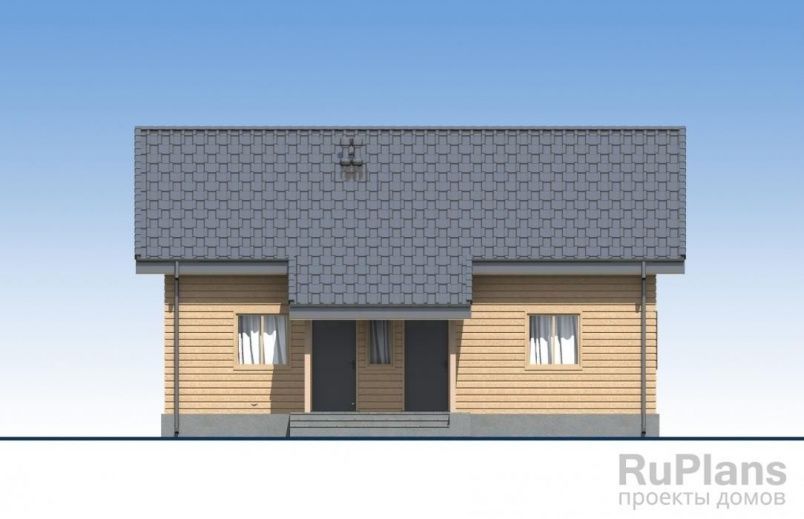 Проект каркасного дома №654 на заказ