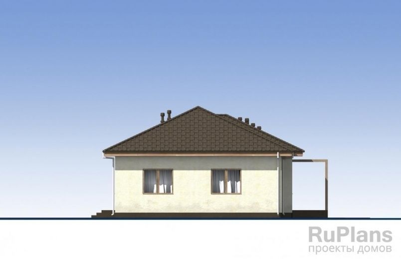 Проект каркасного дома №346 на заказ