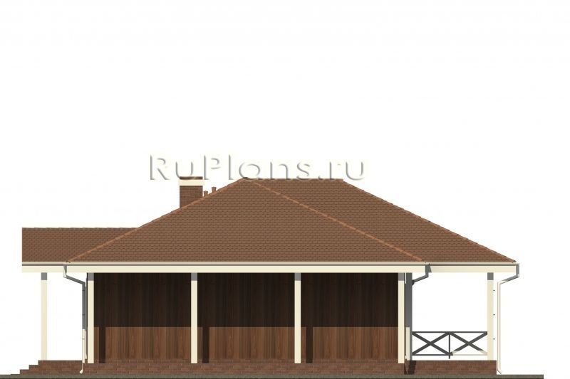 Проект каркасного дома №494 на заказ
