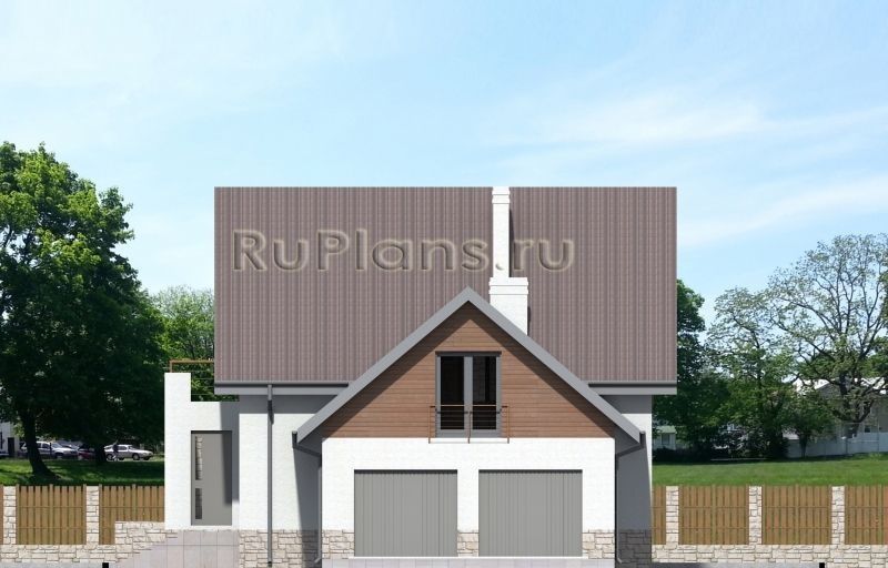 Проект кирпичного дома №379 на заказ