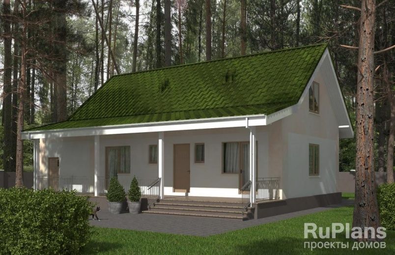 Проект каркасного дома №328 на заказ