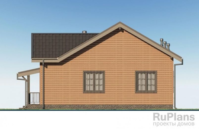 Проект каркасного дома №591 на заказ