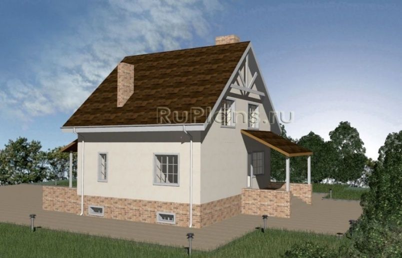 Проект блочного дома №25 на заказ