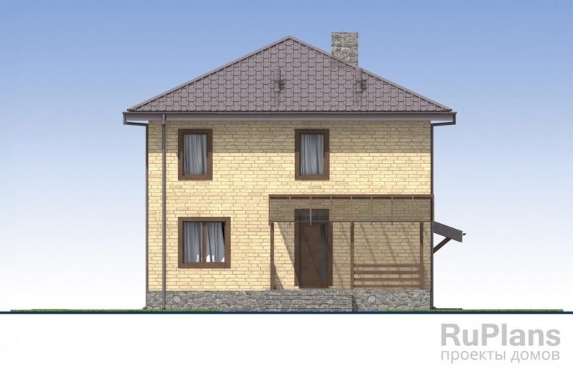 Проект блочного дома №407 на заказ