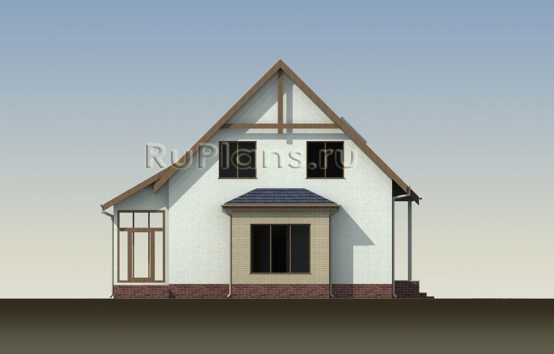 Проект каркасного дома №159 на заказ