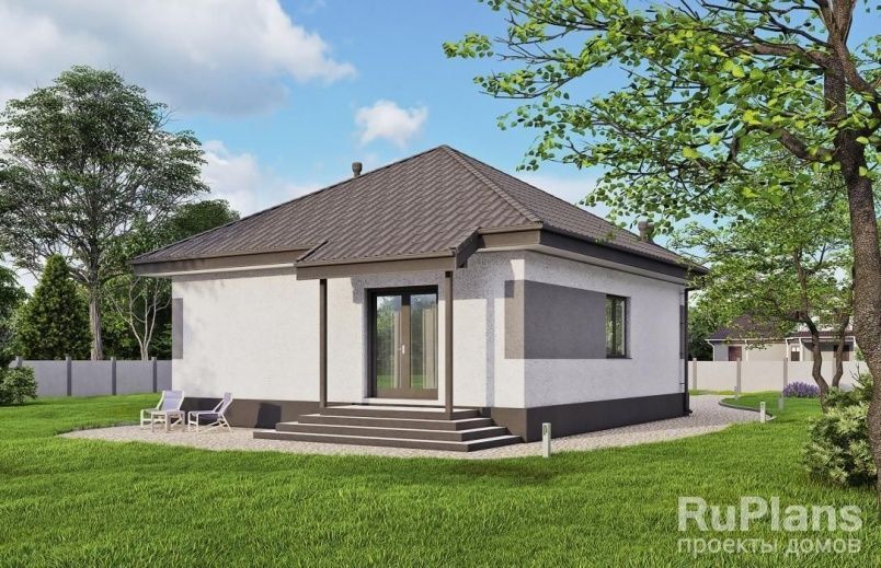 Проект блочного дома №932 на заказ