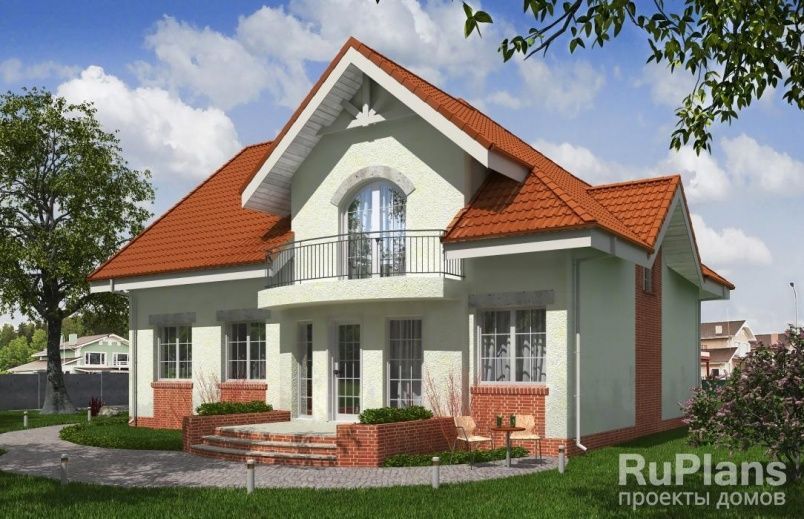 Проект каркасного дома №252 на заказ