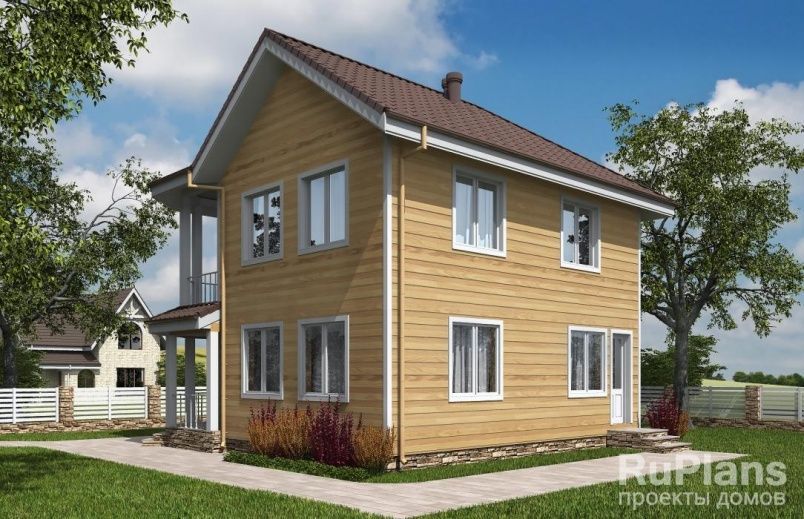 Проект каркасного дома №401 на заказ