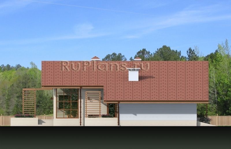 Проект каркасного дома №370 на заказ