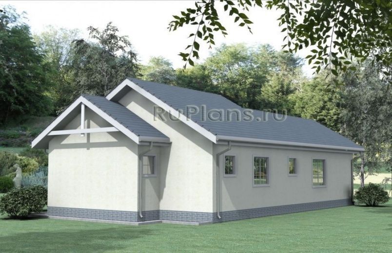 Проект каркасного дома №624 на заказ