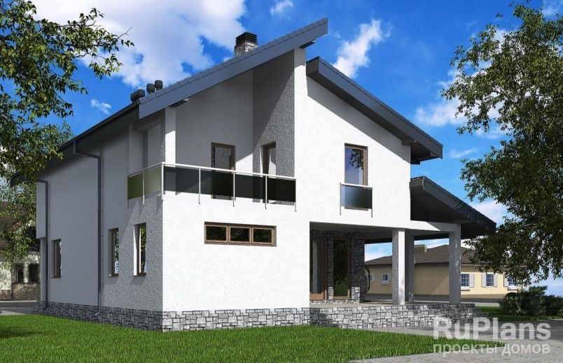 Проект кирпичного дома №547 на заказ