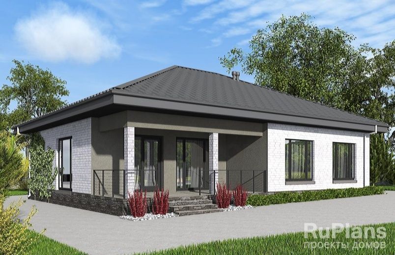 Проект кирпичного дома №601 на заказ