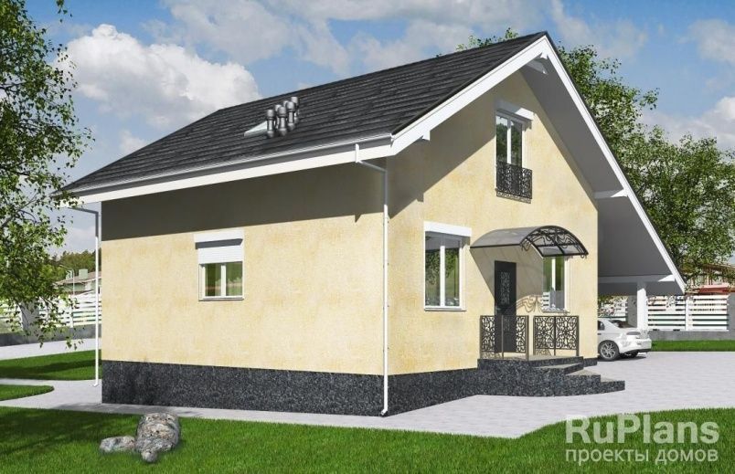 Проект каркасного дома №764 на заказ