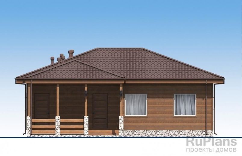 Проект каркасного дома №577 на заказ