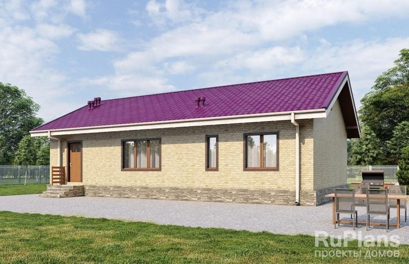 Проект блочного дома №17 на заказ