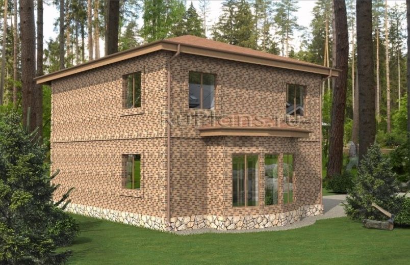 Проект блочного дома №775 на заказ