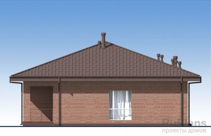 Проект блочного дома №756 на заказ