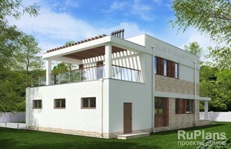 Проект блочного дома №521 на заказ