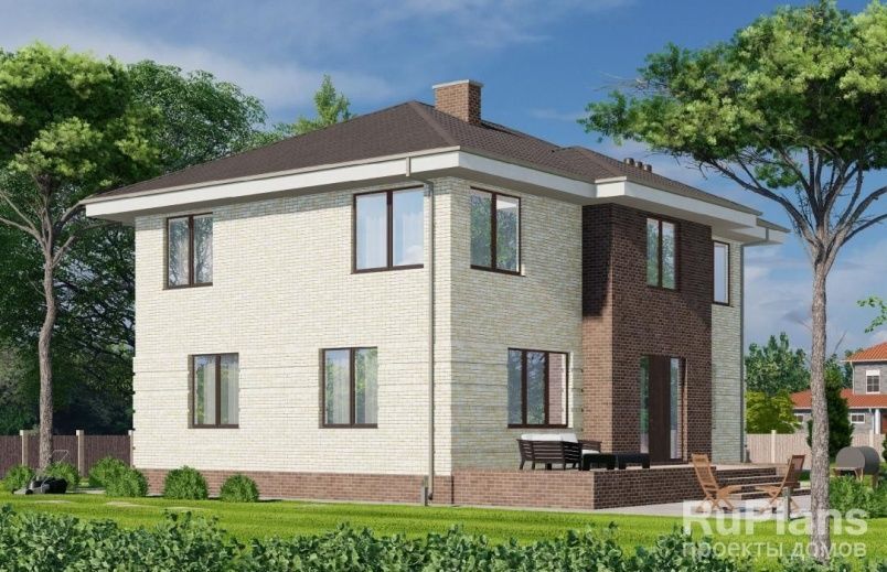 Проект кирпичного дома №966 на заказ