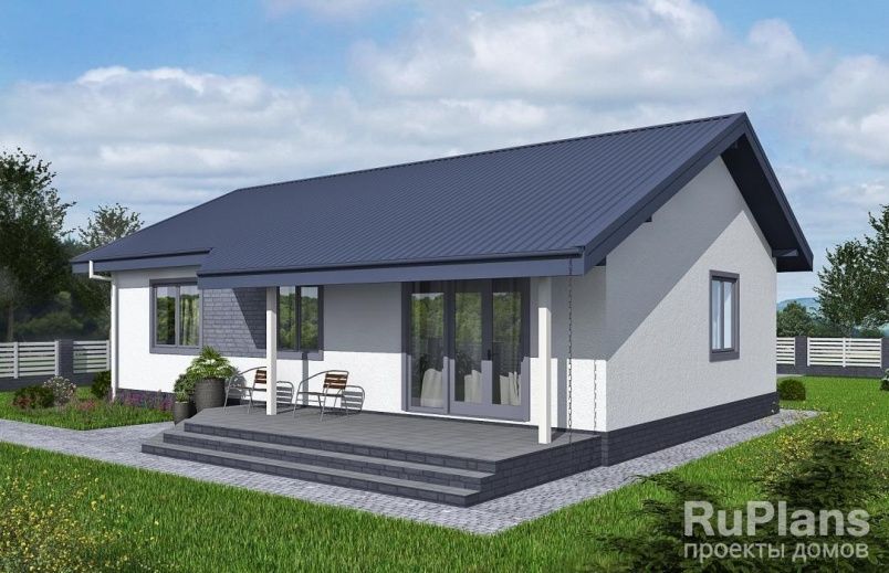 Проект блочного дома №586 на заказ