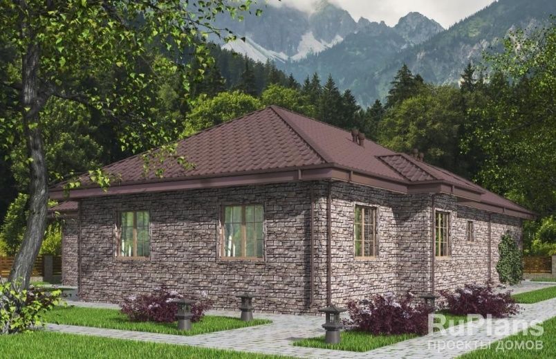 Проект каркасного дома №645 на заказ