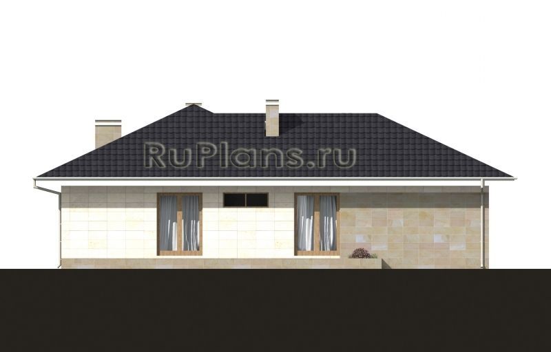 Проект блочного дома №496 на заказ