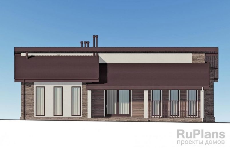 Проект блочного дома №978 на заказ