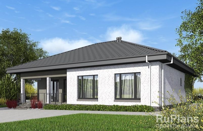 Проект кирпичного дома №601 на заказ