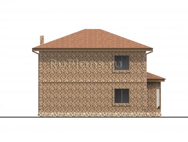 Проект блочного дома №775 на заказ