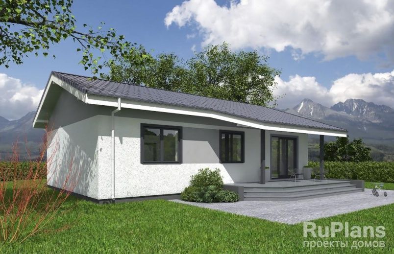 Проект блочного дома №637 на заказ