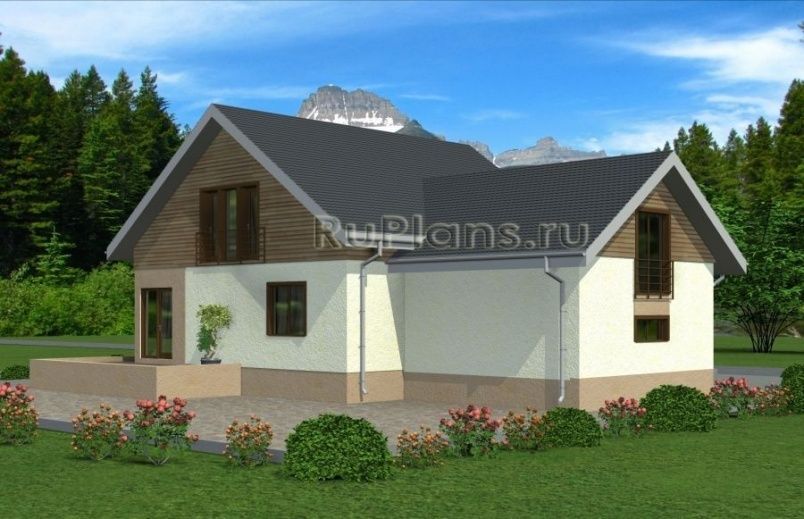 Проект каркасного дома №949 на заказ