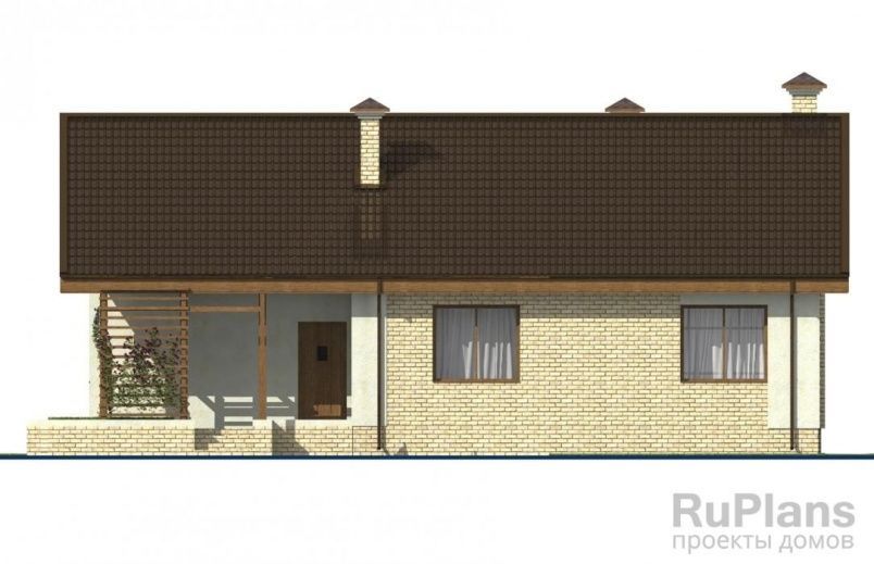 Проект кирпичного дома №367 на заказ