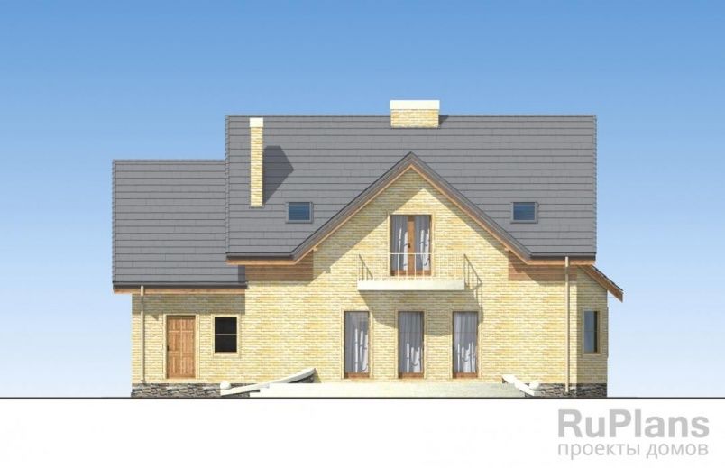 Проект кирпичного дома №514 на заказ