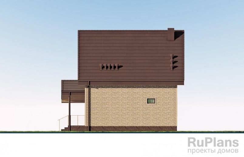 Проект каркасного дома №968 на заказ