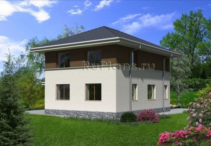 Проект кирпичного дома №477 на заказ