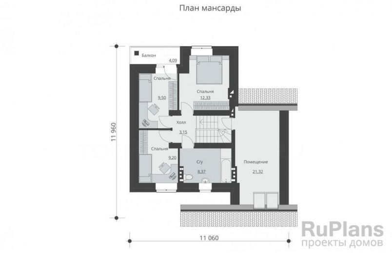 Проект кирпичного дома №516 на заказ