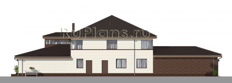 Проект кирпичного дома №922 на заказ