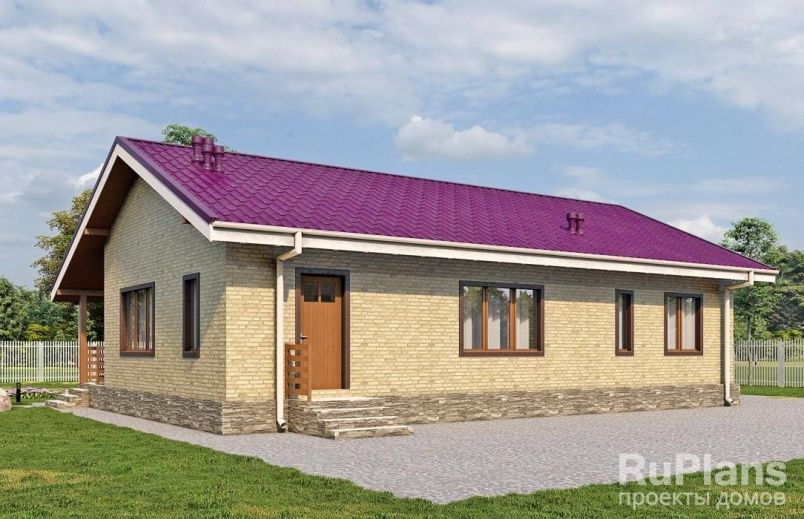 Проект блочного дома №17 на заказ