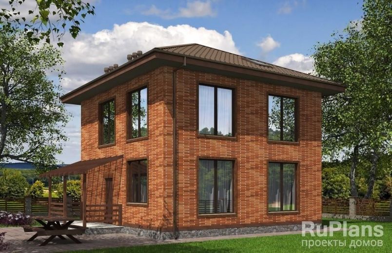 Проект блочного дома №343 на заказ