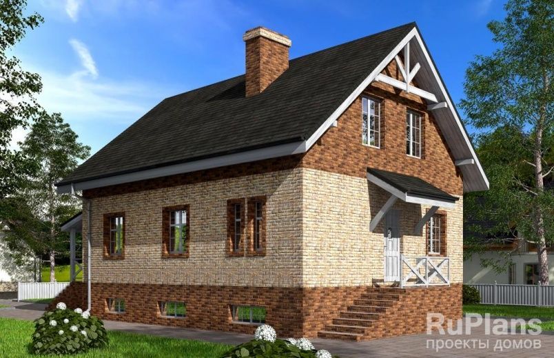 Проект блочного дома №807 на заказ