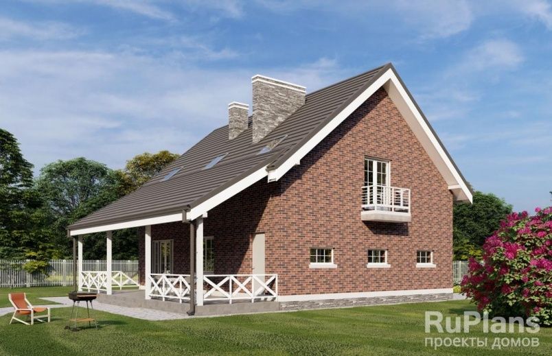 Проект блочного дома №897 на заказ