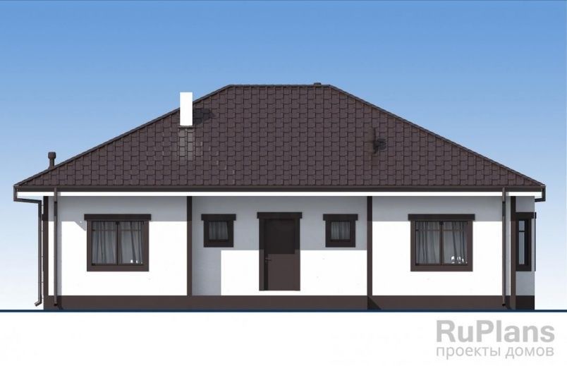 Проект блочного дома №743 на заказ