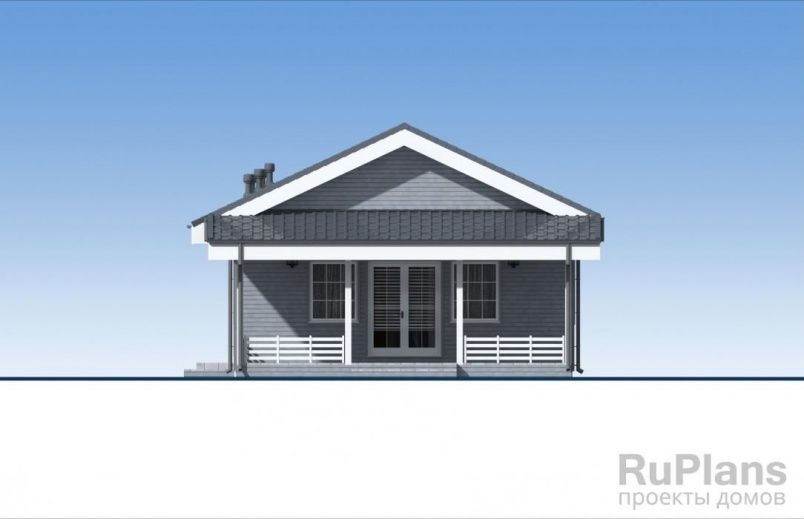 Проект каркасного дома №732 на заказ