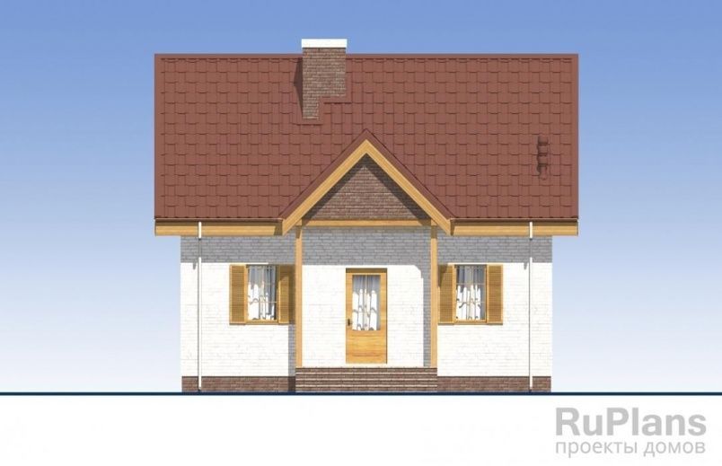 Проект блочного дома №248 на заказ