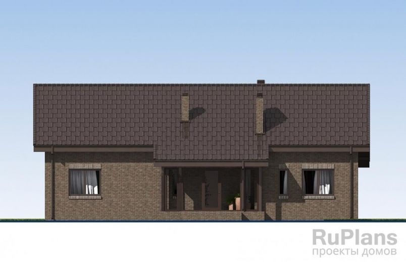 Проект блочного дома №564 на заказ